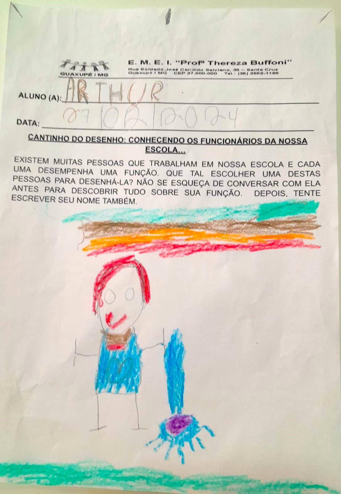 Registro da entrevista com funcionários